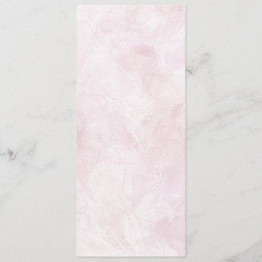 Menu Fleur sauvage moderne - Graduation d'été (Dos)