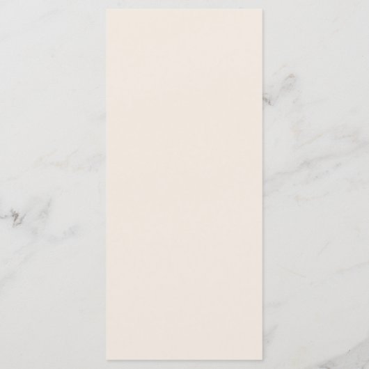 Menu Fleur sauvage simple Fern Mariage beige plat (Dos)
