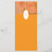 Menu Fleur sauvage vintage Pink Popogram Mariage (Dos)