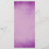 Menu Fleur violette (Dos)