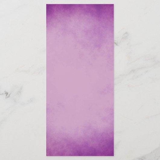 Menu Fleur violette (Dos)