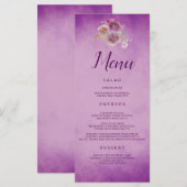 Menu Fleur violette (Devant / Derrière)