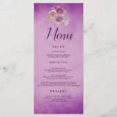 Menu Fleur violette (Devant)