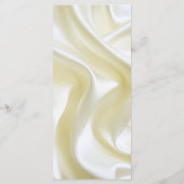 Menu Fleurs Abstraites d'argent ou d'or sur - Silk & Ar (Dos)