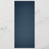 Menu fleurs blanches et marines belle mariage (Dos)