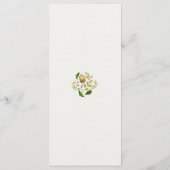 Menu Fleurs Bleues Rustiques Glands Feuilles de Chêne M (Dos)
