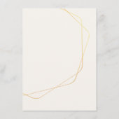 Menu Fleurs de forêt sauvage Mariage de feuillage de ch (Dos)