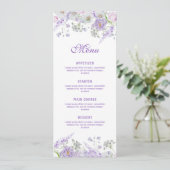 Menu Fleurs de Lilas Classiques (Debout devant)
