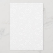 Menu Fleurs de mariage à l'aquarelle sarcelle et or (Dos)