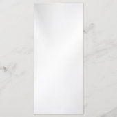 Menu Fleurs de mariage cloches Rubans bleu rose Beau (Dos)