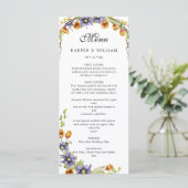 Menu Fleurs de ressort d'eau (Debout devant)