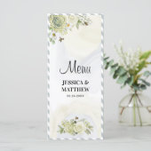 Menu Fleurs d'été (Debout devant)