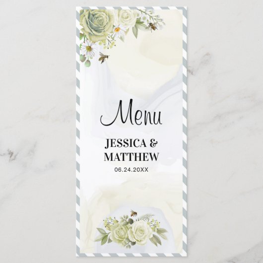 Menu Fleurs d'été (Devant)