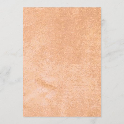 Menu Fleurs Gerbera sur Mariage de pêche Abstrait (Dos)