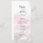 Menu Fleurs Ranunculus avec stock et anémone (Devant / Derrière)