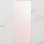 Menu Fleurs Roses et Blanches (Dos)