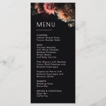 Fleurs sombres et lunaires Dahlias Mariage