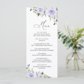 Menu Fleurs violettes, Fleurs Lilac, Mariage Floral (Debout devant)