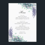 Menu Fleurs violettes. Mariage fleurie du jardin. Lavan<br><div class="desc">menu mariage avec fleurs violettes. Convient pour l'anniversaire,  l'anniversaire et toute autre fête. Contactez-moi,  s'il vous plaît,  si vous avez besoin d'autres articles.</div>