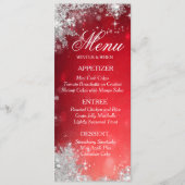 Menu Flocon de Neige Givrée d'Hiver (Devant)