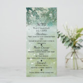 Menu Flocons de neige Merveilleux Noël Fête scinti (Debout devant)