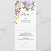 Menu Flora chéri