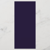 Menu Floraison | Garland rose et violet foncé (Dos)