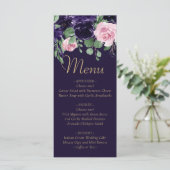 Menu Floraison | Garland rose et violet foncé (Debout devant)