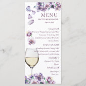 Menu Floral (Devant)