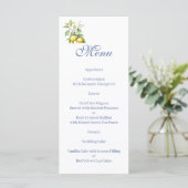 Menu floral Citrons (Debout devant)
