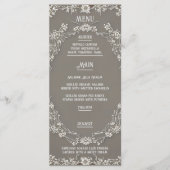 Menu Floral Elegance Wedding (Voorkant)