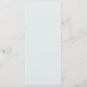 Menu Floral Élégant Beige (Dos)