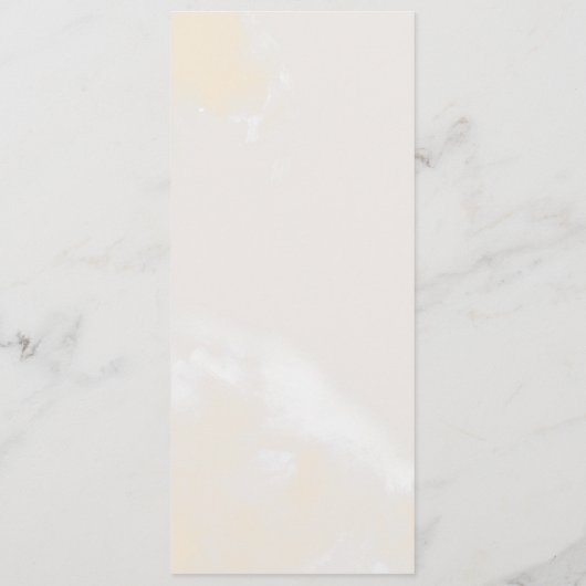 Menu Floral flush moderne | Dîner Mariage aquarelle (Dos)