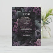 Menu Floral Moody violet (Debout devant)