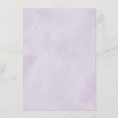 Menu Floral Plum violet Argent Floroms Mariage géométri (Dos)