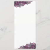 Menu Floral Violet (Dos)