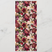 Menu Flore bourguignonne et floue (Dos)