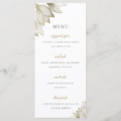 Menu Flores de tulipe d'or | MARIAGE (Devant)