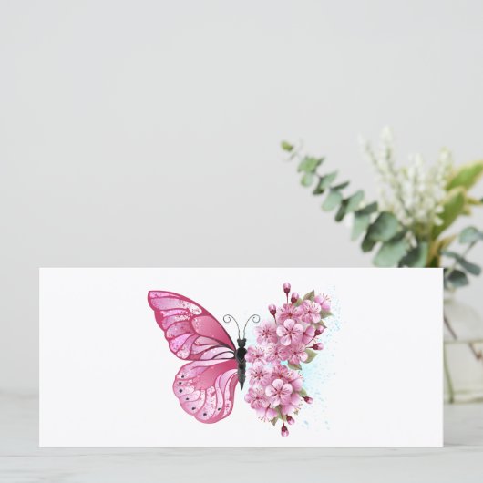 Menu Flower Butterfly (Debout devant)