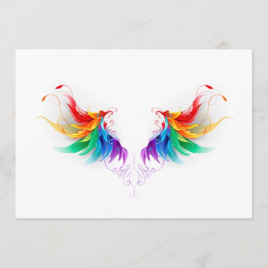 Menu Fluffy Rainbow Wings (Devant)
