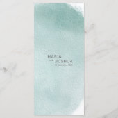 Menu Foliage Modern (Achterkant)