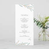 Menu Foliage Modern (Staand voorkant)
