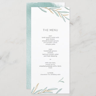 Menu Foliage Moderne