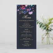 Menu Foncé romantique Moody Florals gothique Noir Maria (Debout devant)