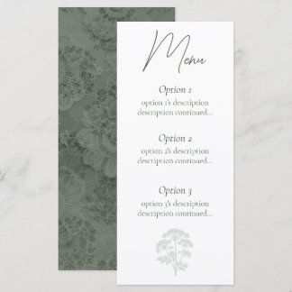 Menu FONDNESS | Mariage