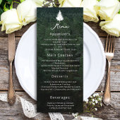 Menu Forêt Rustique Photo Fir Tree Silhouette Mariage