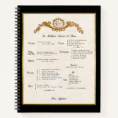 Menu Français Carnet Spiral (Devant)