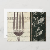 Menu français et fourche (Devant / Derrière)