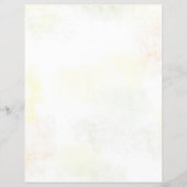 Menu Fruits et légumes d'aquarelle (Dos)