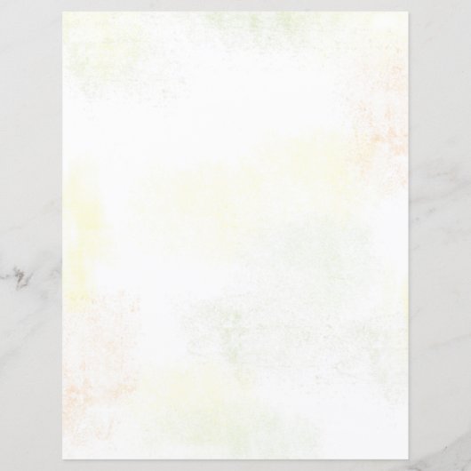 Menu Fruits et légumes d'aquarelle (Dos)